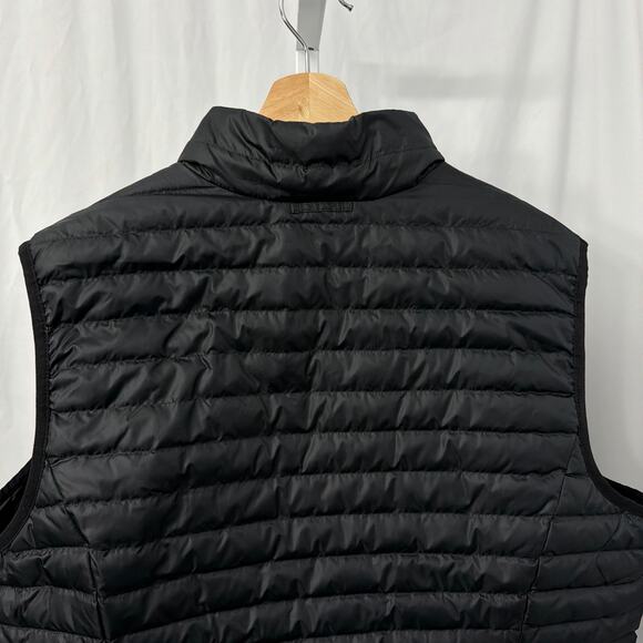 Eddie Bauer Down Vest Womens XXL Black EB650 Full Zip Pockets Puffer - Picture 8 of 9